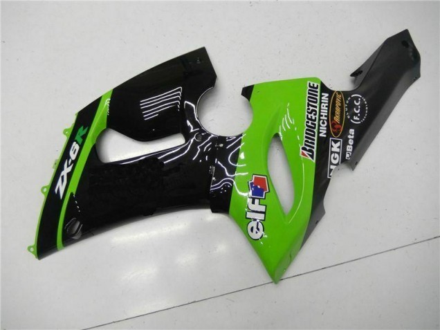 Grün ZX6R 05-06 Motorrad Verkleidungen Grün ZX6R 05-06 Motorrad Verkleidungen