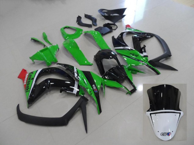 Grün und Schwarz ZX10R 11-15 Motorrad Verkleidung Grün und Schwarz ZX10R 11-15 Motorrad Verkleidung