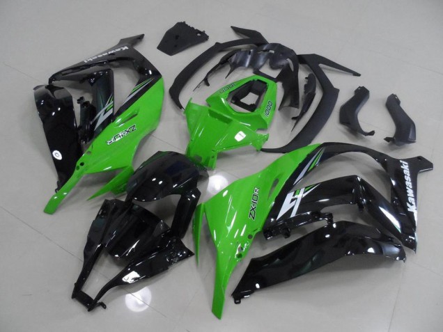 Grün und Schwarz ZX10R 11-15 Motorrad Verkleidungen Grün und Schwarz ZX10R 11-15 Motorrad Verkleidungen