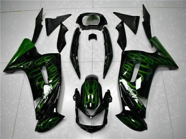 Grüne Flamme EX650 06-08 Motorrad Verkleidungen Grüne Flamme EX650 06-08 Motorrad Verkleidungen