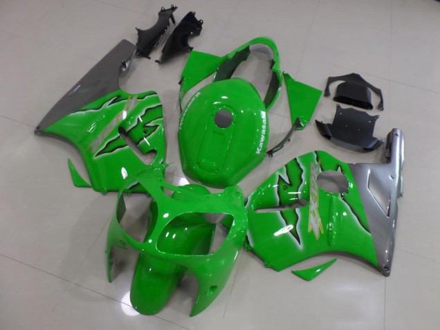 Grüne Flamme ZX12R 00-01 Motorrad Verkleidungen Grüne Flamme ZX12R 00-01 Motorrad Verkleidungen