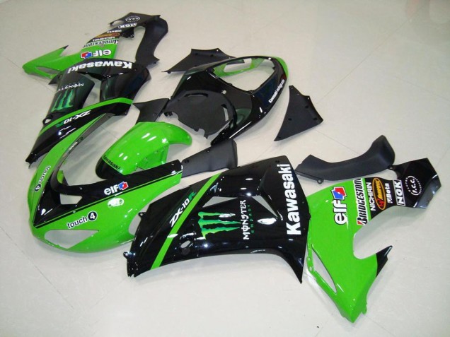Grünes Monster ZX10R 06-07 Motorrad Verkleidungen Grünes Monster ZX10R 06-07 Motorrad Verkleidungen