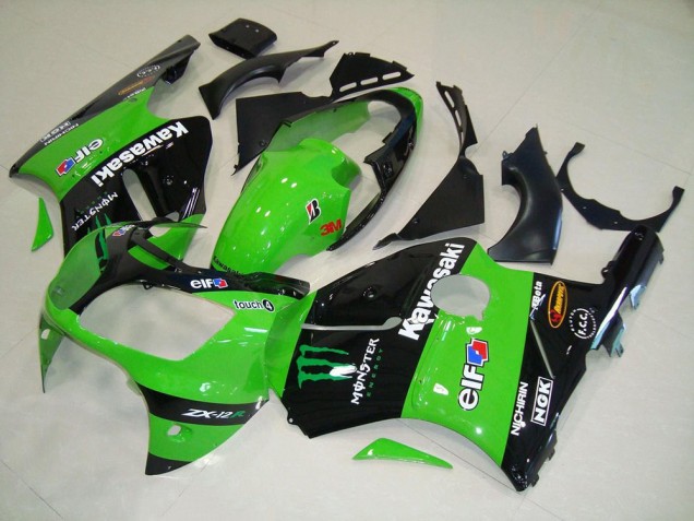 Grünes Monster ZX12R 00-01 Motorrad Verkleidungen Grünes Monster ZX12R 00-01 Motorrad Verkleidungen
