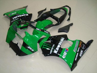 Grünes Monster ZX6R 00-02 Motorrad Verkleidungen