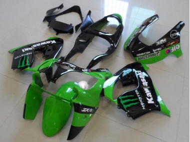 Grünes Monster ZX9R 00-01 Motorrad Verkleidungen