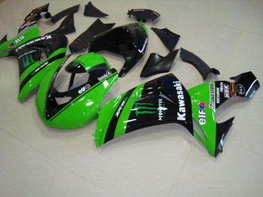 Grünes Monsterrennen ZX10R 06-07 Motorrad Verkleidungen