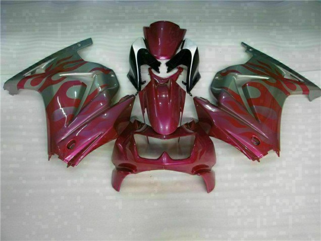 Lila Rot EX250 08-12 Motorrad Verkleidungen Lila Rot EX250 08-12 Motorrad Verkleidungen
