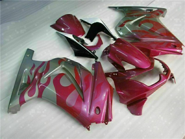 Lila Rot EX250 08-12 Motorrad Verkleidungen Lila Rot EX250 08-12 Motorrad Verkleidungen