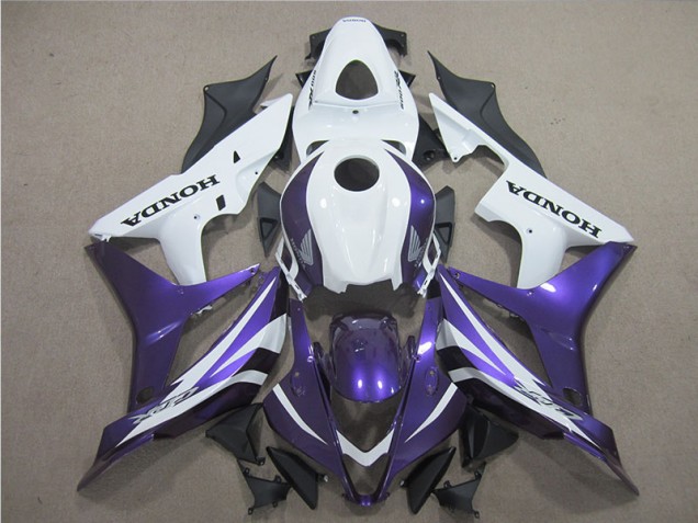Lila Weiß CBR 600 RR 07-08 Motorrad Verkleidungen Lila Weiß CBR 600 RR 07-08 Motorrad Verkleidungen