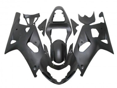 Matt Schwarz GSXR 600 / 750 K1 K2 K3 01-03 Motorrad Verkleidungen