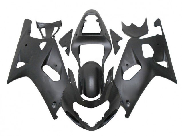 Matt Schwarz GSXR 600 / 750 K1 K2 K3 01-03 Motorrad Verkleidungen