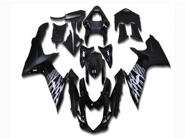 Matt Schwarz GSXR 600 / 750 K11 11-24 Motorrad Verkleidungen