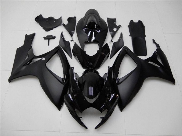Matt Schwarz GSXR 600 / 750 K6 06-07 Motorrad Verkleidungen Matt Schwarz GSXR 600 / 750 K6 06-07 Motorrad Verkleidungen