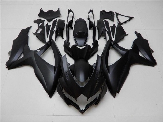 Matt Schwarz GSXR 600 / 750 K8 08-10 Motorrad Verkleidungen Matt Schwarz GSXR 600 / 750 K8 08-10 Motorrad Verkleidungen