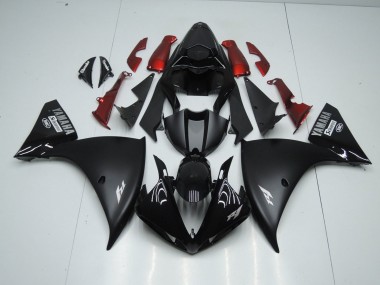 Matt Schwarz R1 12-14 Motorrad Verkleidung