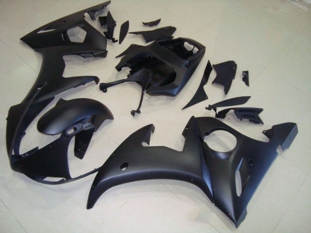 Matt Schwarz R6 03-05 Motorrad Verkleidung Matt Schwarz R6 03-05 Motorrad Verkleidung
