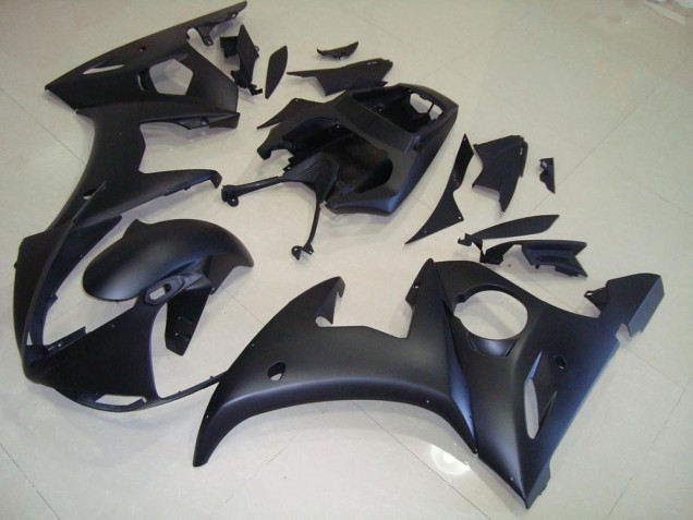 Matt Schwarz R6 03-05 Motorrad Verkleidungen Matt Schwarz R6 03-05 Motorrad Verkleidungen