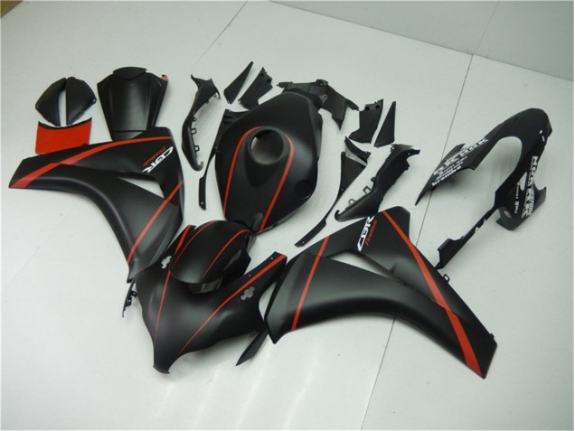 Matt Schwarz Rot CBR 1000 RR 08-11 Motorrad Verkleidungen Matt Schwarz Rot CBR 1000 RR 08-11 Motorrad Verkleidungen