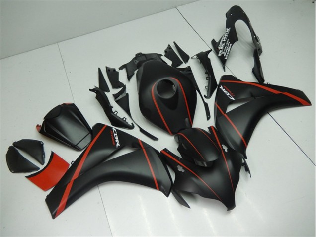 Matt Schwarz Rot CBR 1000 RR 08-11 Motorrad Verkleidungen Matt Schwarz Rot CBR 1000 RR 08-11 Motorrad Verkleidungen