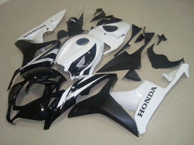 Matt Schwarz Weiß CBR 600 RR 07-08 Motorrad Verkleidungen