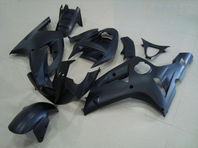 Matt Schwarz ZX6R 03-04 Motorrad Verkleidung Matt Schwarz ZX6R 03-04 Motorrad Verkleidung
