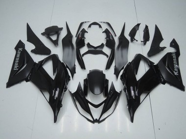 Matt Schwarz ZX6R 13-18 Motorrad Verkleidungen