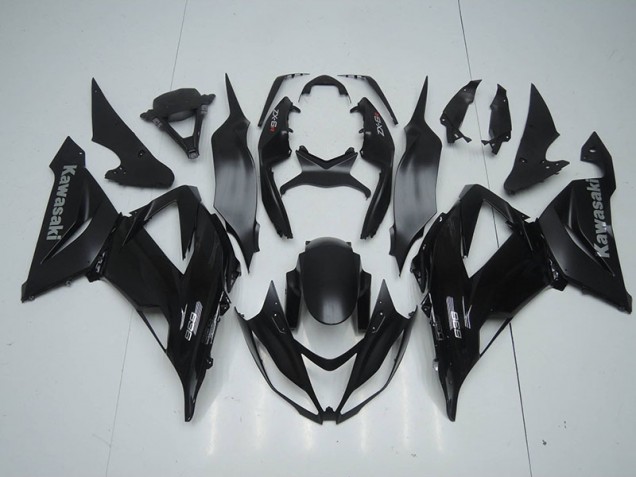 Matt Schwarz ZX6R 13-18 Motorrad Verkleidungen Matt Schwarz ZX6R 13-18 Motorrad Verkleidungen