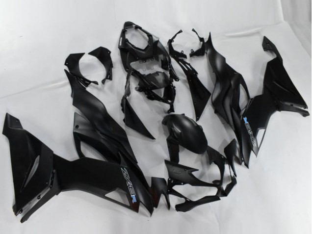 Matt Schwarz ZX6R 19-23 Motorrad Verkleidungen Matt Schwarz ZX6R 19-23 Motorrad Verkleidungen