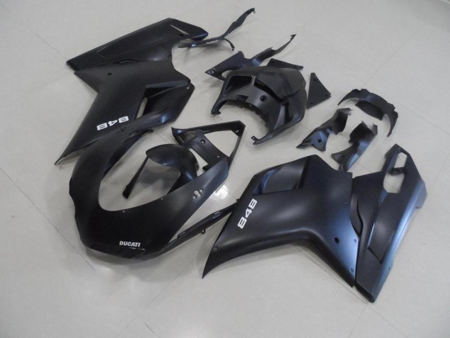 Matt Schwarz mit Weißer 848 Ducati 848 1098 1198 07-14 Motorrad Verkleidungen Matt Schwarz mit Weißer 848 Ducati 848 1098 1198 07-14 Motorrad Verkleidungen