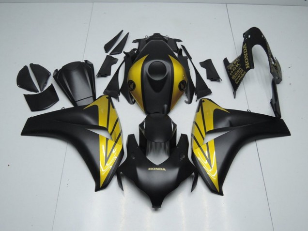 Matt Schwarz und Gold CBR 1000 RR 08-11 Motorrad Verkleidungen