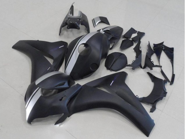 Matt Schwarz und Silber CBR 1000 RR 08-11 Motorrad Verkleidungen Matt Schwarz und Silber CBR 1000 RR 08-11 Motorrad Verkleidungen