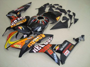 Matt Schwarzer Rossi CBR 600 RR 07-08 Motorrad Verkleidungen