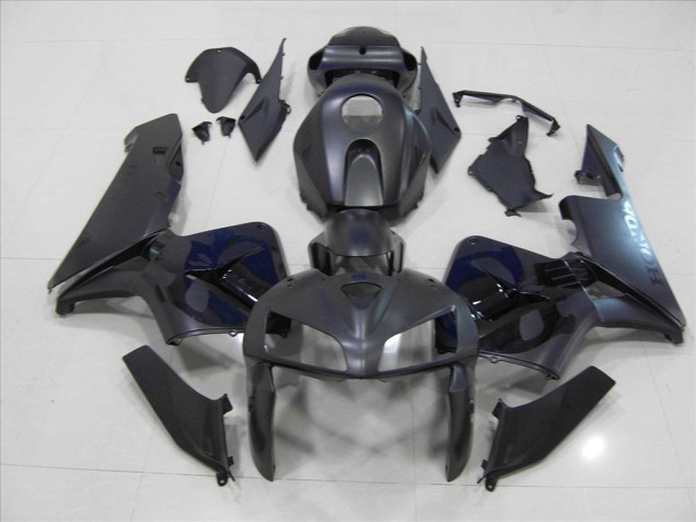 Matt Schwarzer Totenkopf CBR 600 RR 05-06 Motorrad Verkleidungen