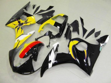 Mond Schwarz Gelb R6 03-05 Motorrad Verkleidungen