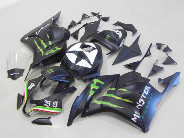 Monster Matt Schwarz CBR 600 RR 09-12 Motorrad Verkleidungen