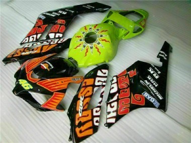 Orange Grün CBR 1000 RR 04-05 Motorrad Verkleidungen