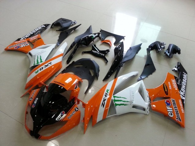 Orange Monster ZX6R 09-12 Motorrad Verkleidungen Orange Monster ZX6R 09-12 Motorrad Verkleidungen