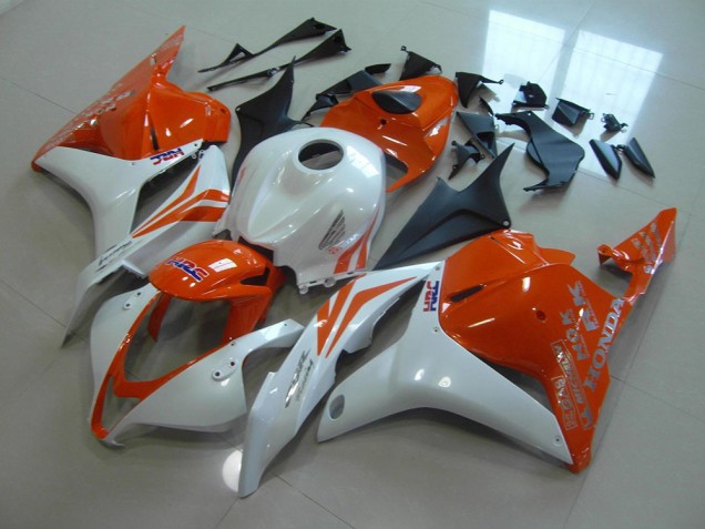 Orange Perl Weiß CBR 600 RR 09-12 Motorrad Verkleidungen Orange Perl Weiß CBR 600 RR 09-12 Motorrad Verkleidungen