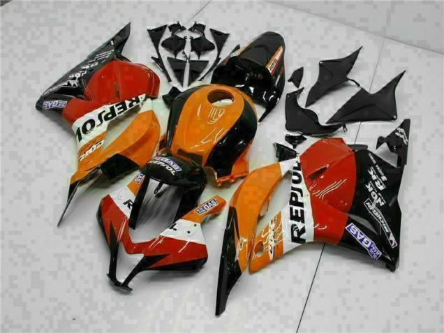 Orange Repsol CBR 600 RR 09-12 Motorrad Verkleidungen Orange Repsol CBR 600 RR 09-12 Motorrad Verkleidungen