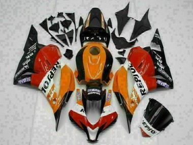 Orange Repsol CBR 600 RR 09-12 Motorrad Verkleidungen