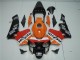 Orange Rot Schwarz Repsol CBR 600 RR 03-04 Motorrad Verkleidungen Orange Rot Schwarz Repsol CBR 600 RR 03-04 Motorrad Verkleidungen