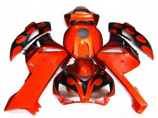 Orange Schwarz CBR 1000 RR 04-05 Motorrad Verkleidung Orange Schwarz CBR 1000 RR 04-05 Motorrad Verkleidung