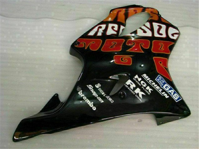 Orange Schwarz CBR 600 F4i 01-03 Motorrad Verkleidungen Orange Schwarz CBR 600 F4i 01-03 Motorrad Verkleidungen