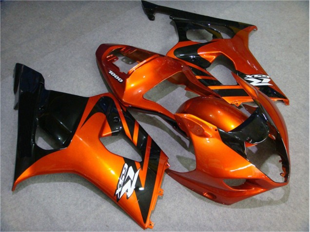 Orange Schwarz GSXR 1000 K3 03-04 Motorrad Verkleidungen Orange Schwarz GSXR 1000 K3 03-04 Motorrad Verkleidungen