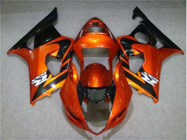 Orange Schwarz GSXR 1000 K3 03-04 Motorrad Verkleidungen
