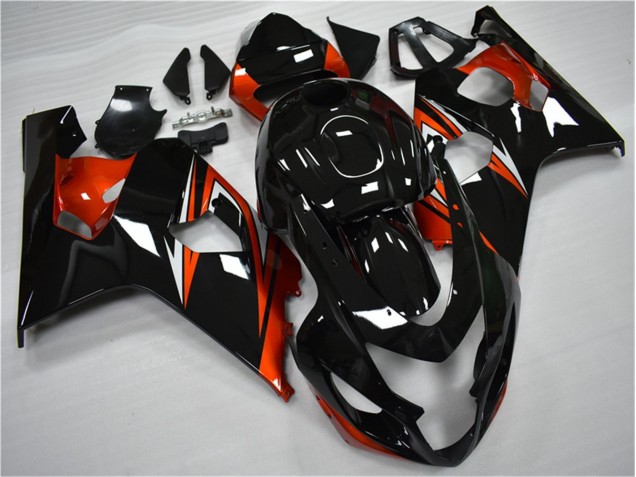 Orange Schwarz GSXR 600 / 750 K4 04-05 Motorrad Verkleidungen Orange Schwarz GSXR 600 / 750 K4 04-05 Motorrad Verkleidungen