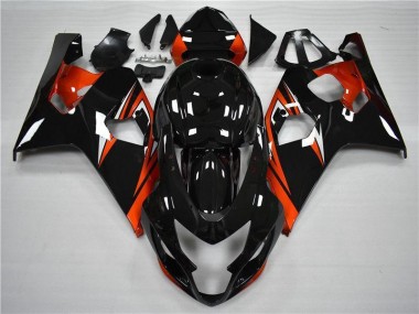 Orange Schwarz GSXR 600 / 750 K4 04-05 Motorrad Verkleidungen