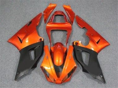 Orange Schwarz R1 00-01 Motorrad Verkleidungen