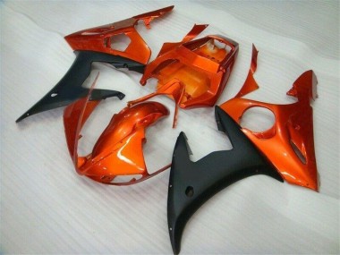 Orange Schwarz R6 03-05 Motorrad Verkleidungen