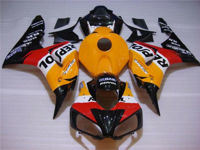 Orange Schwarz Repsol CBR 1000 RR 04-05 Motorrad Verkleidungen